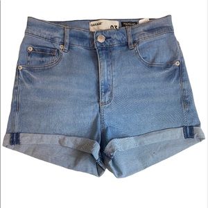 GARAGE Super Soft Retro High Waist Jean Short - Size: 03